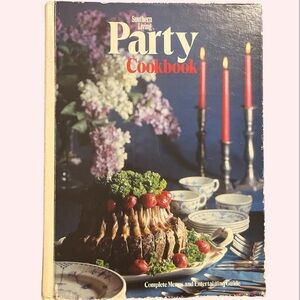 Vtg 1972 Southern Living Party Cookbook: Complete Menus & Entertaining Guide